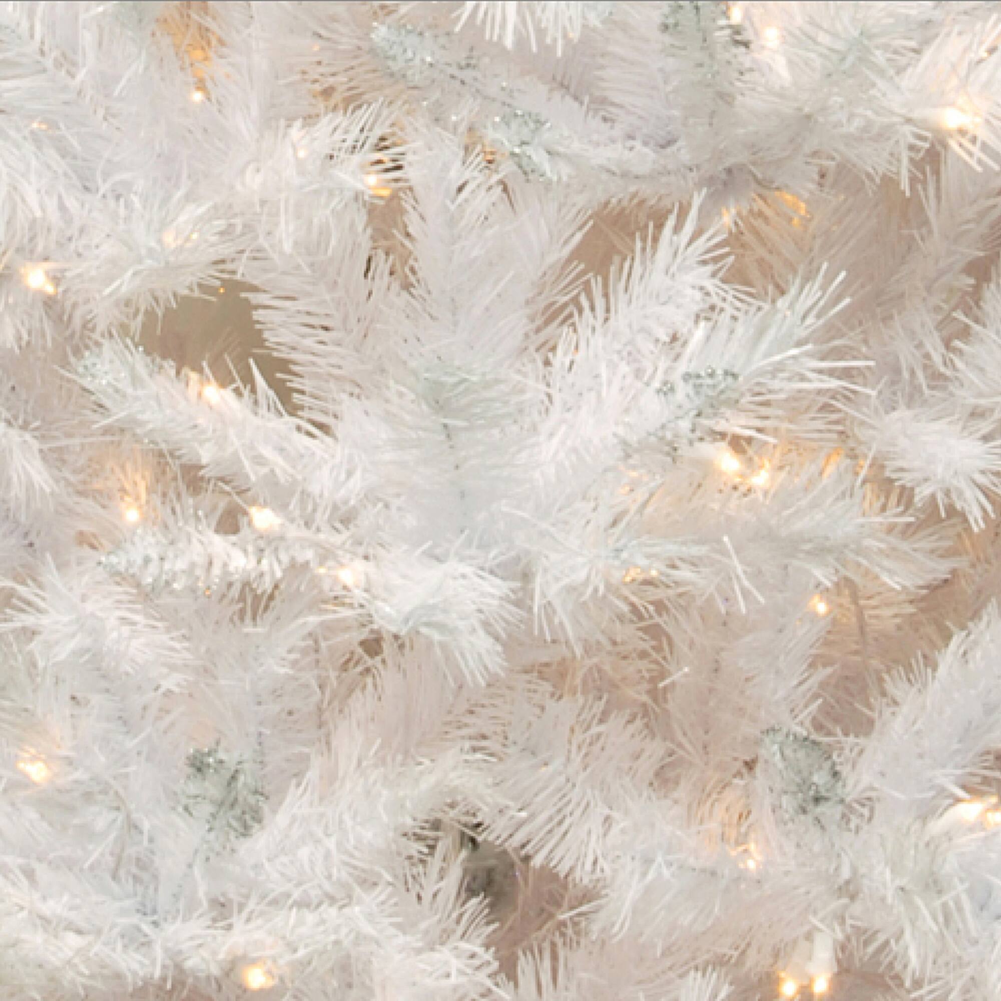 7ft. Pre-Lit Winchester White Pine Artificial Christmas Tree, Clear Lights